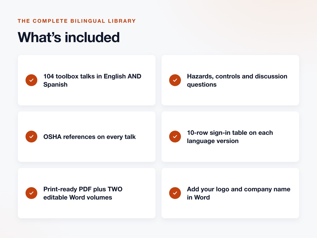 Complete Bilingual Talk Library inside pages