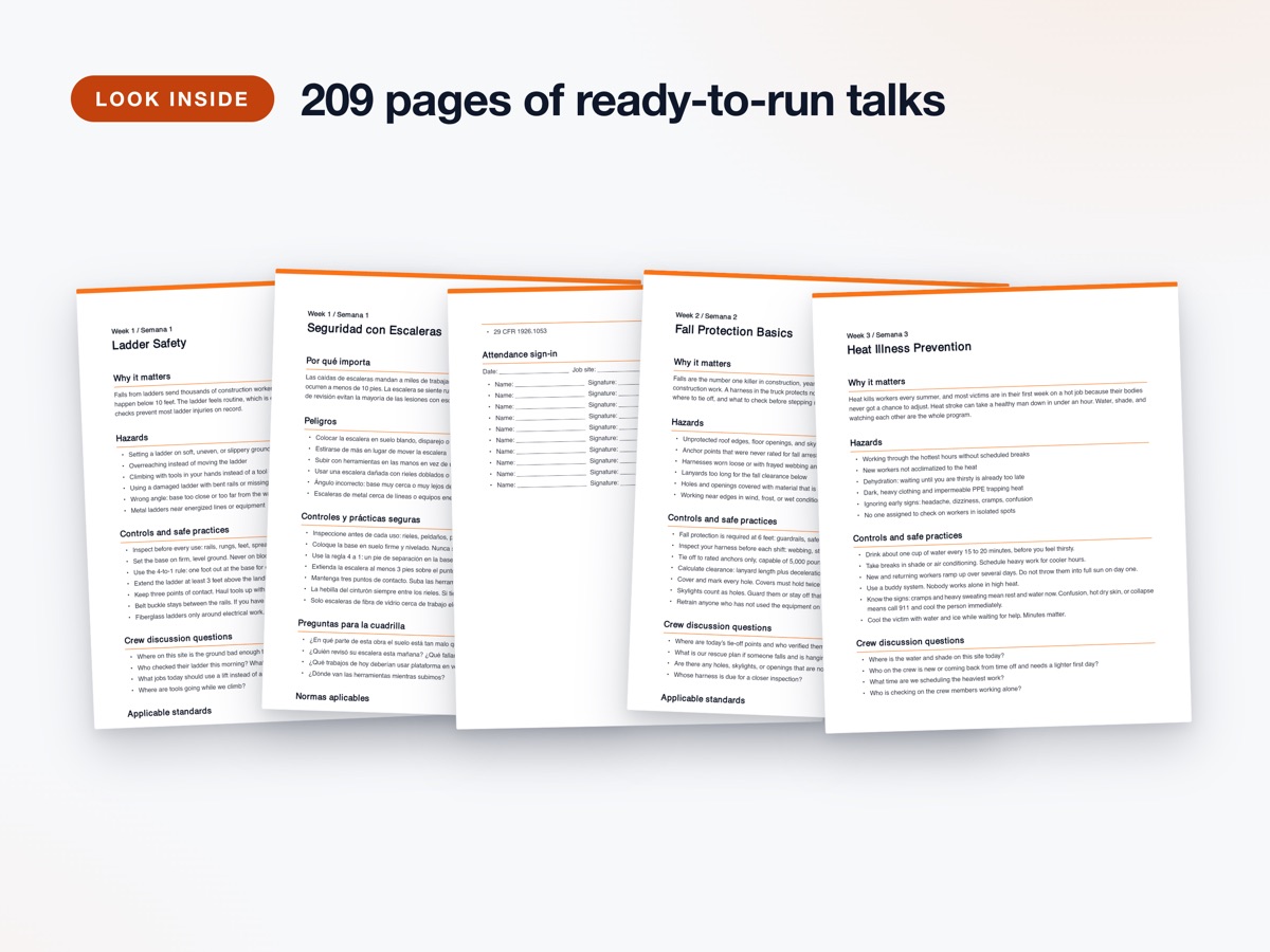 California Tailgate Talk Pack inside pages
