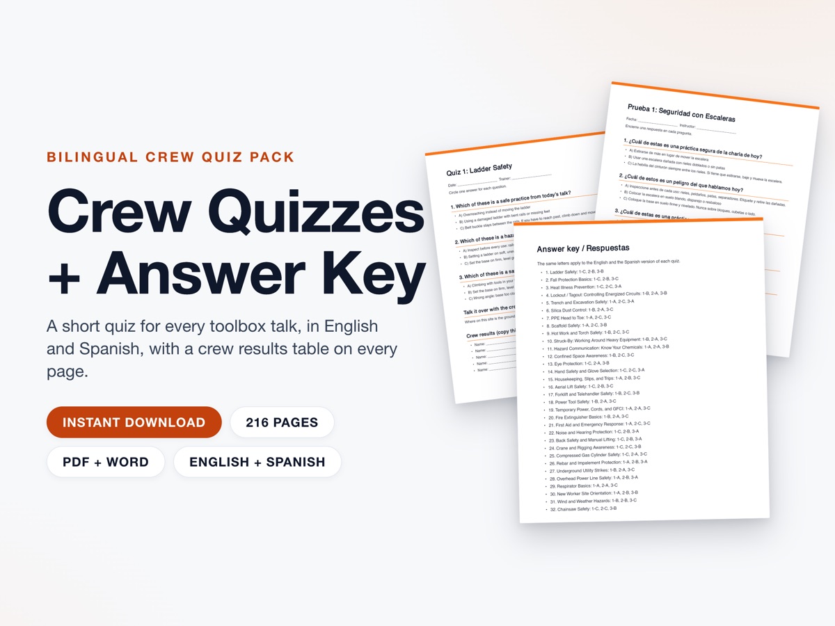 Crew Quiz Pack